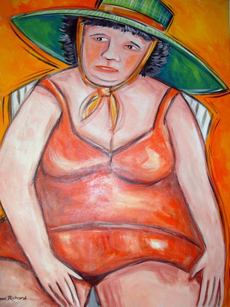Orange Swimmer